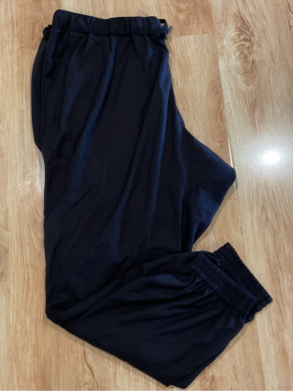 Wildfang the empower drawstring pant jogger plus 1x black elastic cotton casual